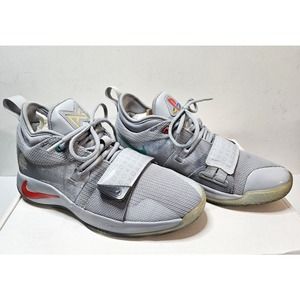 2018 Nike PG 2.5 Playstation Wolf Grey Paul George Youth SZ 7Y ( BQ9677-001 )